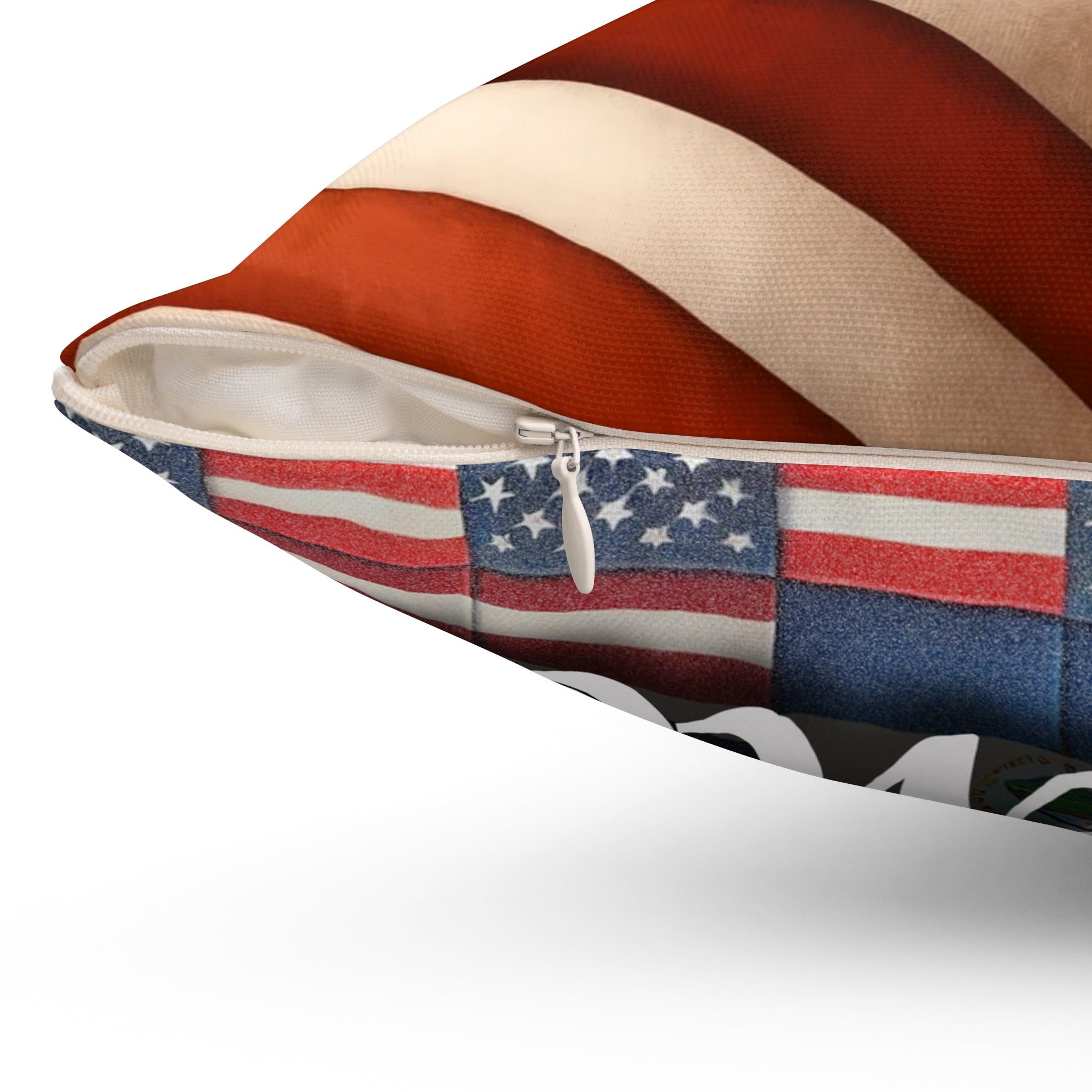"Your World Life" Patriotic Couples Pillow | Personalized (Custom) Home Decor